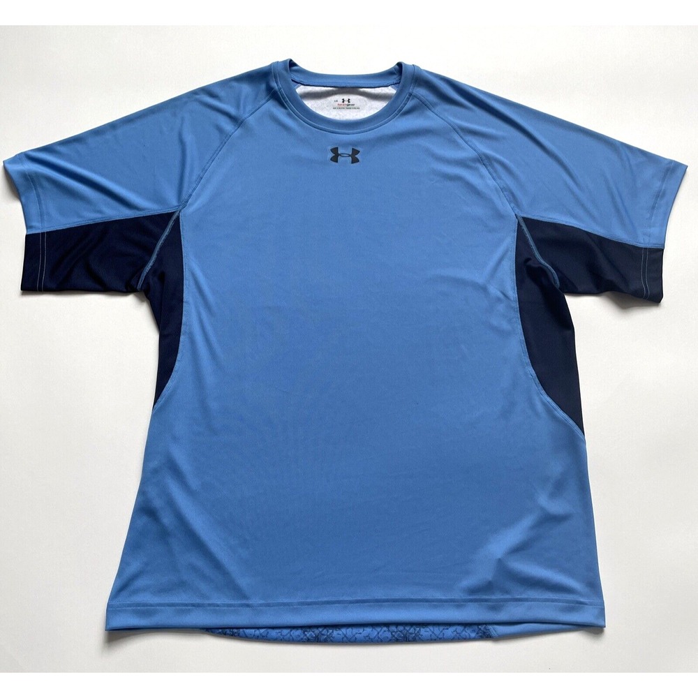Under Armour Black Heatgear Loose Fit Casual Short Sleeve T Shirt Adult Size L